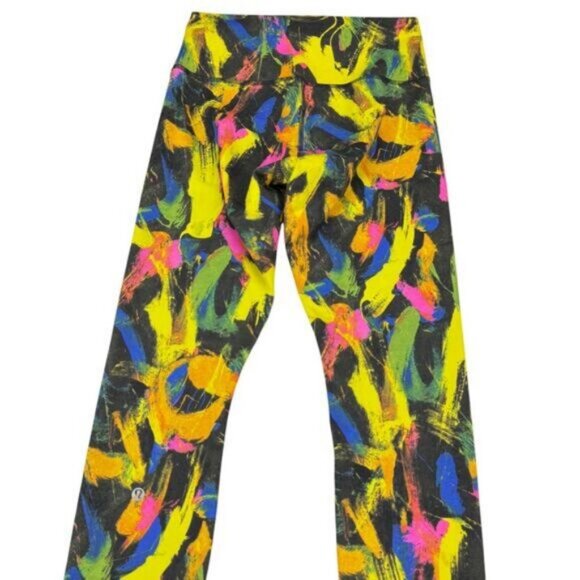 Lululemon Wunder Train High-Rise Tight 25"  Size 8 In Undertone Black Multi - Picture 6 of 8